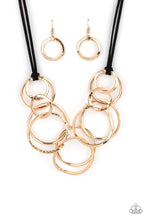 Load image into Gallery viewer, Spiraling Out of COUTURE - Gold- Paparazzi Accessories