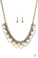 Load image into Gallery viewer, GEO Down In History  - Brass - Paparazzi Accessories