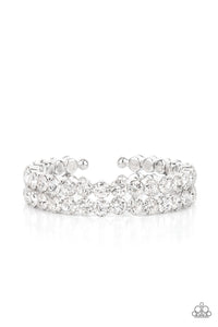 Megawatt Majesty - White - Paparazzi Accessories