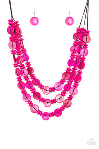 Barbados Bopper - Pink - Paparazzi Accessories