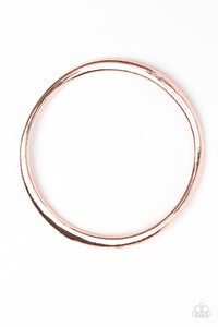 Awesomely Asymmetrical - Rose Gold - Paparazzi Accessories