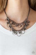 Load image into Gallery viewer, Warning Bells - Black - Paparazzi Accessories