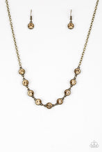 Load image into Gallery viewer, Starlit Socials - Brass - Paparazzi Accessories