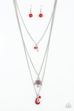 Load image into Gallery viewer, Soar With The Eagles - Red - Paparazzi Accessories