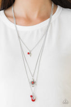 Load image into Gallery viewer, Soar With The Eagles - Red - Paparazzi Accessories