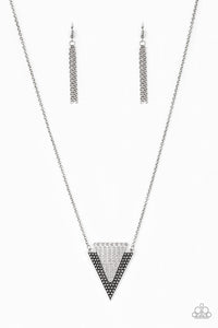 Ancient Arrow - Silver - Paparazzi Accessories