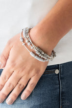 Load image into Gallery viewer, Tribal Spunk - Silver - Paparazzi Accessories
