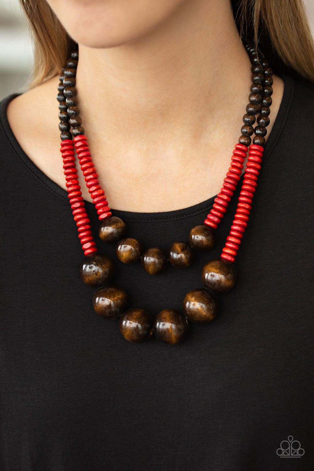 Cancun Cast Away - Red - Paparazzi Accessories