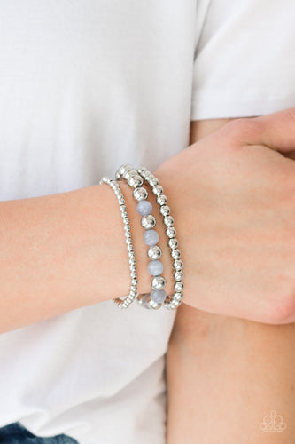 Always On The GLOW - Silver - Paparazzi Accessories