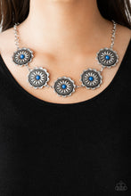 Load image into Gallery viewer, Me-dallions, Myself, and I - Blue - Paparazzi Accessories