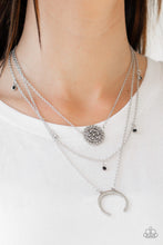 Load image into Gallery viewer, Lunar Lotus - Black - Paparazzi Accessories
