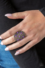 Load image into Gallery viewer, Floral Fancies - Purple - Paparazzi Accessories