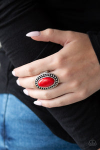 Desert Heat - Red - Paparazzi Accessories