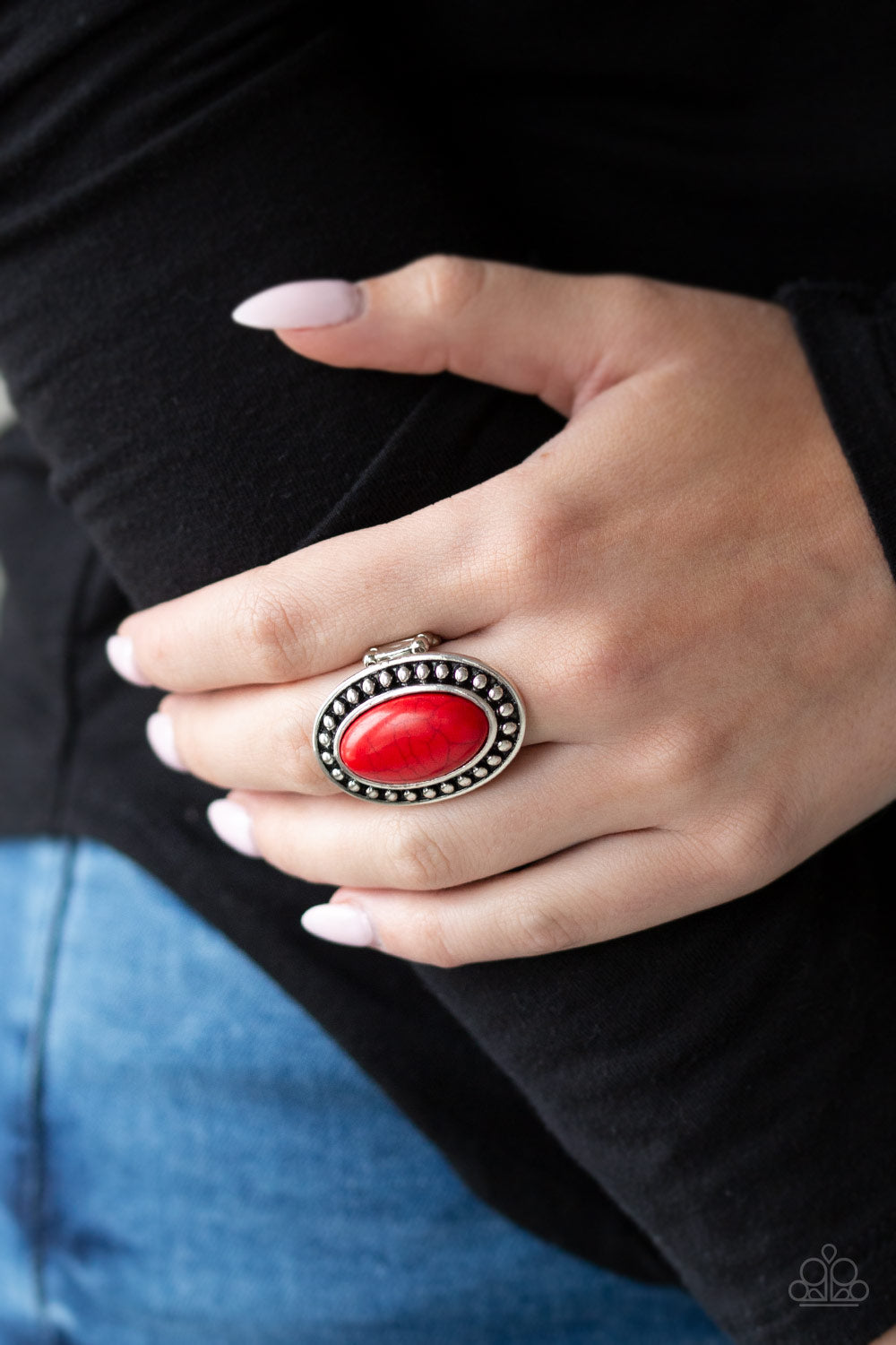Desert Heat - Red - Paparazzi Accessories