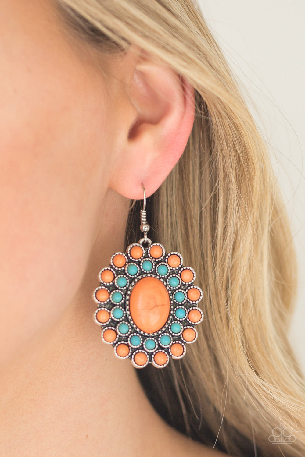 Stone Solstice - Orange - Paparazzi Accessories