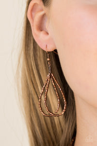 Knotted Knockout - Copper - Paparazzi Accessories