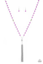 Load image into Gallery viewer, Tassel Takeover - Purple - Paparazzi Accessories