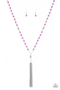 Tassel Takeover - Purple - Paparazzi Accessories