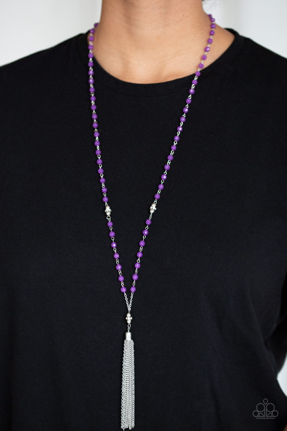 Tassel Takeover - Purple - Paparazzi Accessories