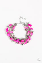 Load image into Gallery viewer, Plentiful Pebbles - Pink - Paparazzi Accessories