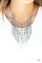 Load image into Gallery viewer, First Class Fringe - Blue - Paparazzi Accessories