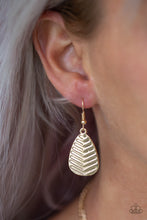Load image into Gallery viewer, Large As Life - Gold - Paparazzi Accessories