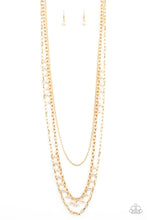 Load image into Gallery viewer, Pearl Pageant - Gold - Paparazzi Accessories