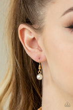 Load image into Gallery viewer, Pearl Pageant - Gold - Paparazzi Accessories