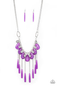 Roaring Riviera - Purple - Paparazzi Accessories