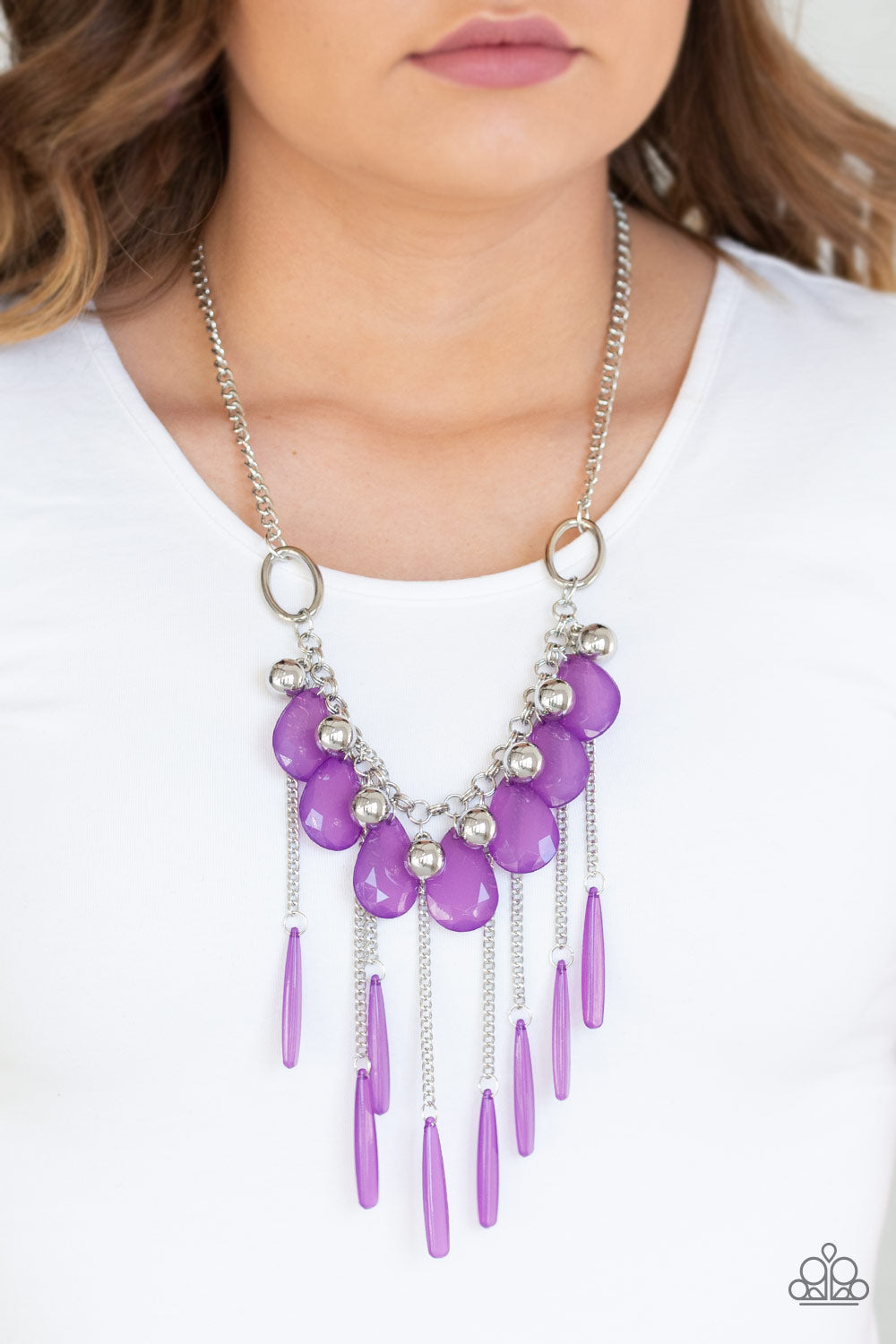 Roaring Riviera - Purple - Paparazzi Accessories