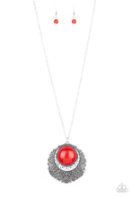 Load image into Gallery viewer, Medallion Meadow - Red - Paparazzi Accessories