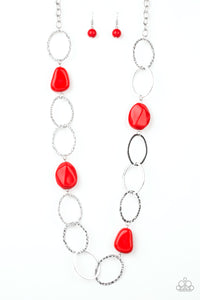 Modern Day Malibu - Red - Paparazzi Accessories