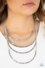 Load image into Gallery viewer, It Will Be Over MOON - Silver - Paparazzi Accessories