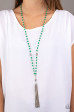 Load image into Gallery viewer, Tassel Takeover - Green - Paparazzi Accessories