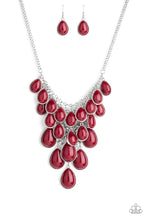 Load image into Gallery viewer, Shop Til You TEARDROP - Red - Paparazzi Accessories