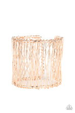 Load image into Gallery viewer, Work For WIRE - Rose Gold - Paparazzi Accessories