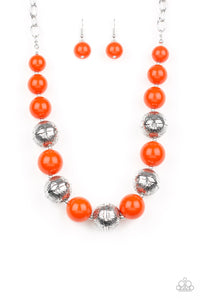 Floral Fusion - Orange - Paparazzi Accessories