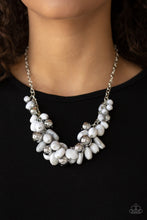 Load image into Gallery viewer, Full Out Fringe - White - Paparazzi Accessories