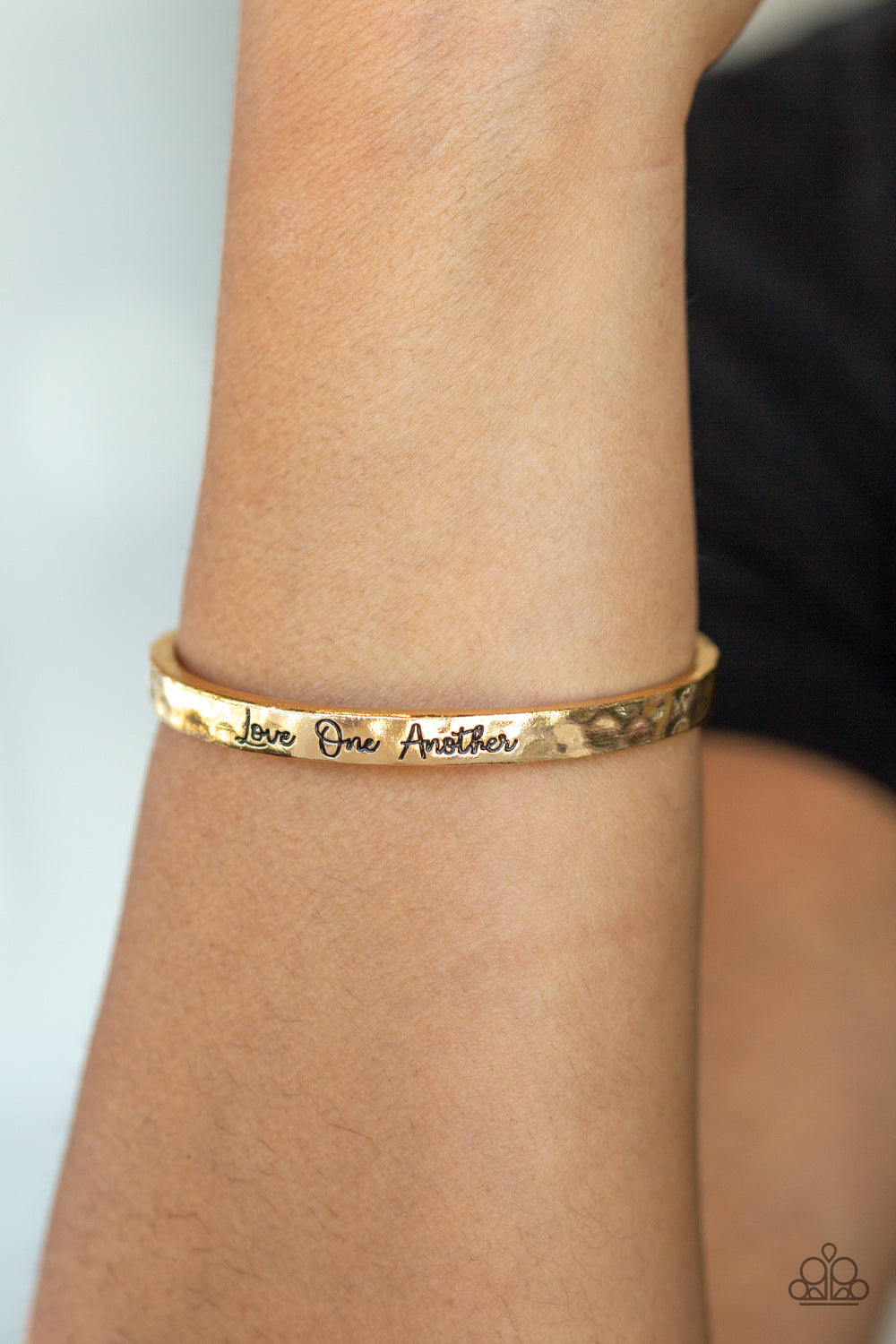 Love One Another - Gold - Paparazzi Accessories