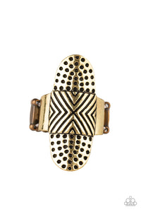 Guru Grunge - Brass - Paparazzi Accessories