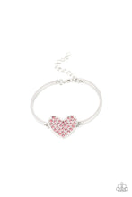 Load image into Gallery viewer, Heart-Stopping Shimmer - Pink - Paparazzi Accessories