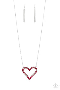 Pull Some HEART-strings - Red - Paparazzi Accessories