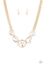Load image into Gallery viewer, All The Worlds My Stage - Gold - Paparazzi Accessories
