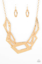 Load image into Gallery viewer, Break The Mold - Gold - Paparazzi Accessories