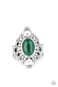 Elegantly Enchanted - Green - Paparazzi Accessories