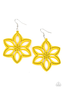 Bahama Blossoms - Yellow - Paparazzi Accessories