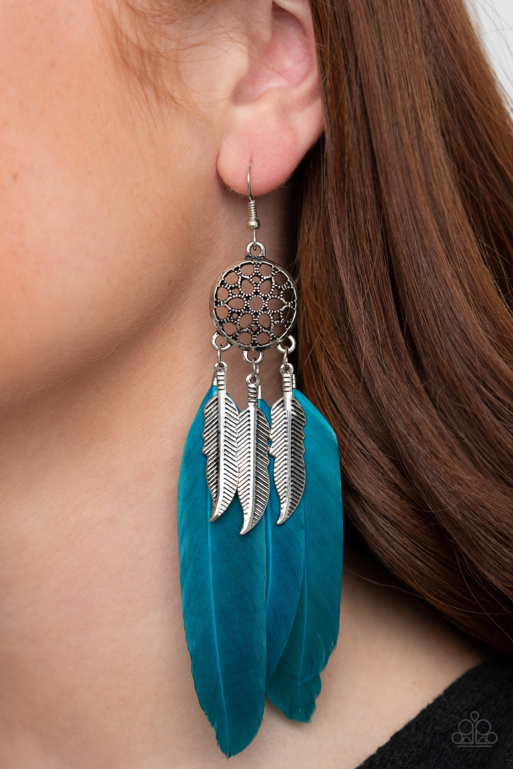 In Your Wildest DREAM-CATCHERS - Blue - Paparazzi Accessories