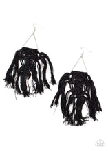 Load image into Gallery viewer, Modern Day Macrame - Black - Paparazzi Accessories