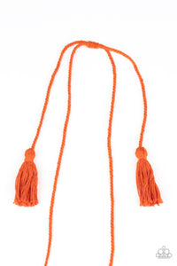 Between You and MACRAME - Orange - Paparazzi Accessories