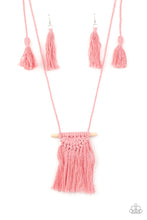 Load image into Gallery viewer, Between You and MACRAME - Pink - Paparazzi Accessories